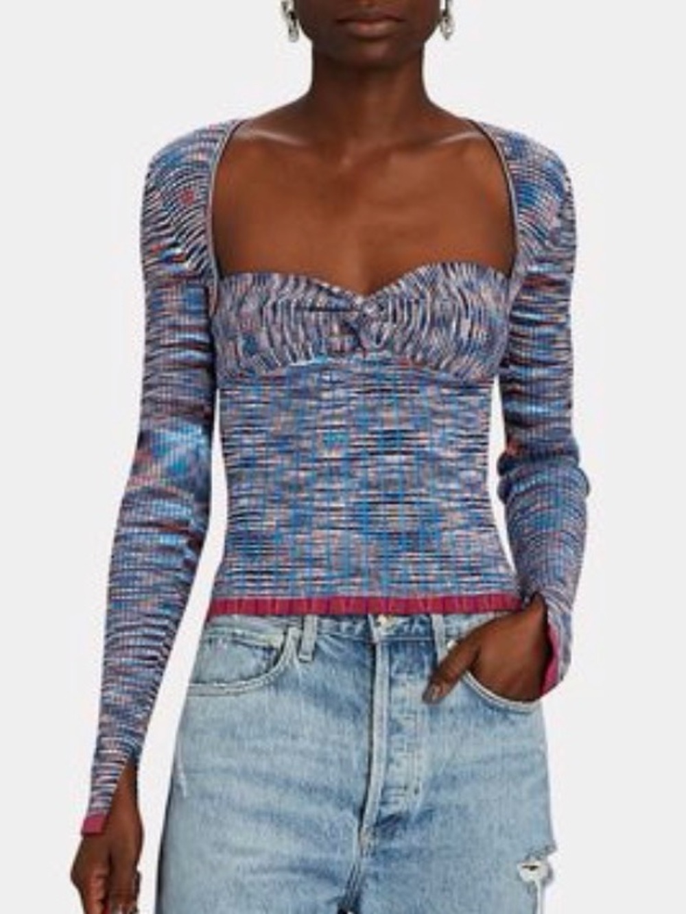Jonathan Simkhai Top L (Multi Color)